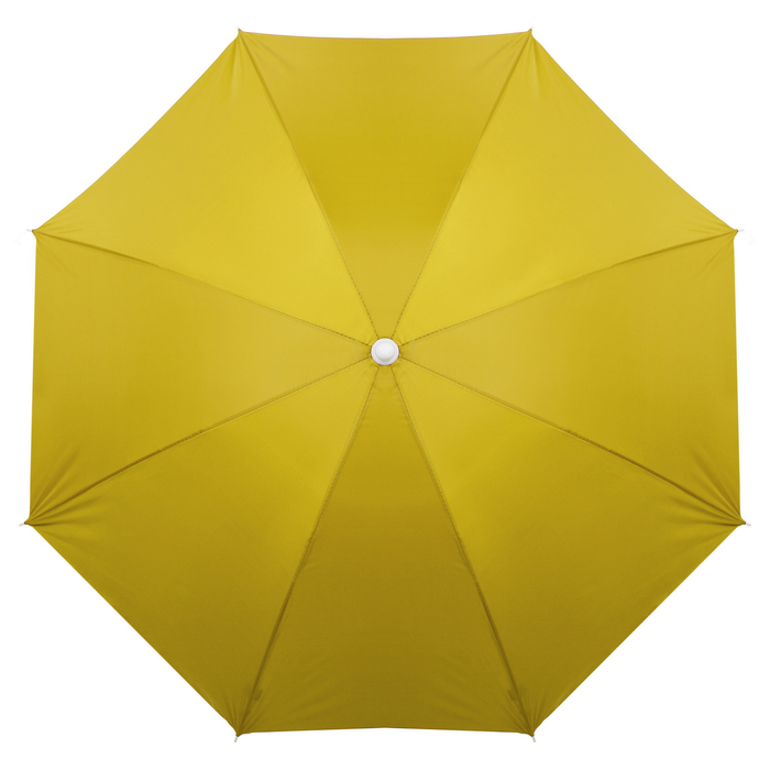 Зонт пляжный "Классика" с серебряным покрытием, d=210 cм, h=200 см, МИКС