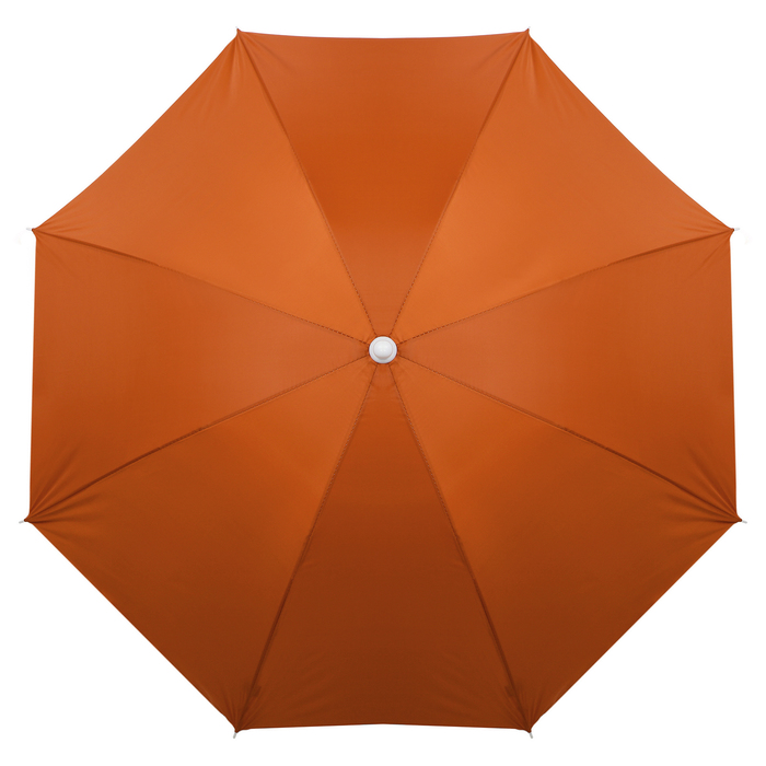 Зонт пляжный "Классика" с серебряным покрытием, d=210 cм, h=200 см, МИКС