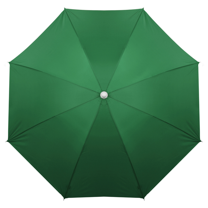 Зонт пляжный "Классика" с серебряным покрытием, d=210 cм, h=200 см, МИКС