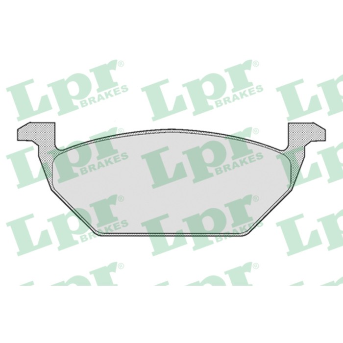 Колодки тормозные дисковые LPR 05P668