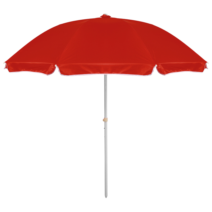 Зонт пляжный Классика, d260 cм, h240 см, МИКС