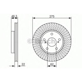 

Диск тормозной Bosch 0986479341