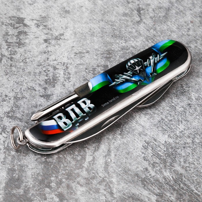 Набор "Лучший десантник", нож мультитул, стопка (30 мл) 2 шт.