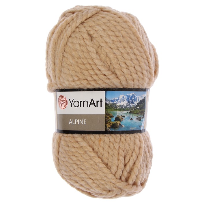 Пряжа "Alpina" 45% шерсть, 55% акрил 103м/150гр (335 св. бежевый)