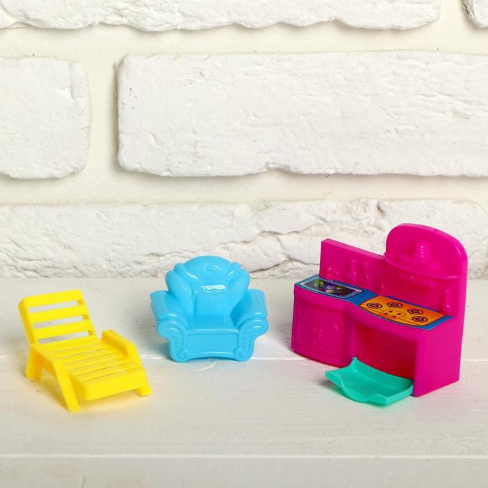 Набор мебели для кукол "Уютный дом", МИКС