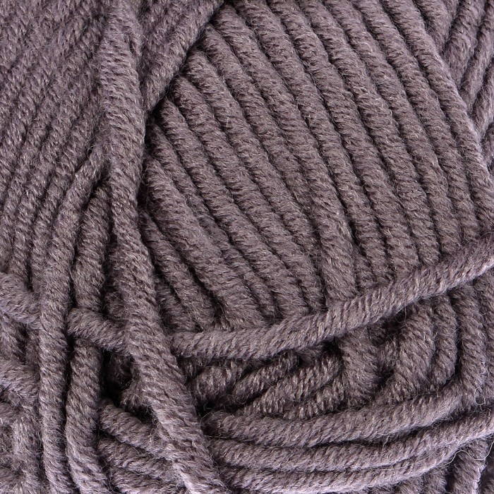 Пряжа "Merino bulky" 30% шерсть 70% акрил 100м/100гр (3088 т. серый)