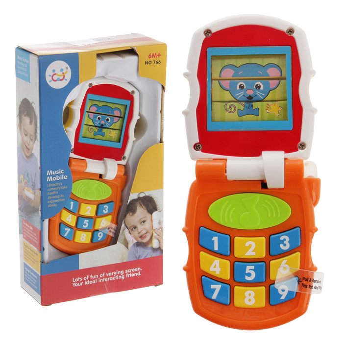 Музыкальный телефон "Алло": забавные звуки, весёлые мелодии, МИКС