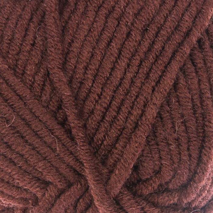 Пряжа "Merino bulky" 30% шерсть 70% акрил 100м/100гр (116 т. Коричнев)