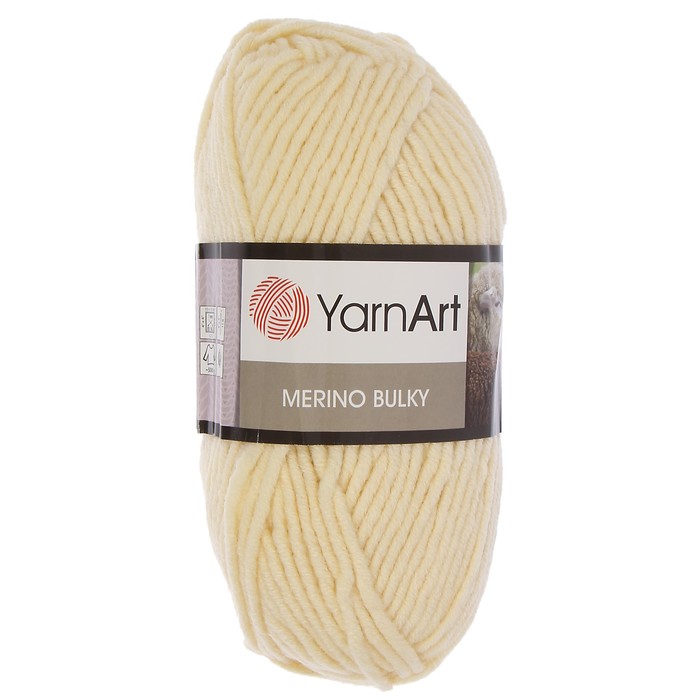 Пряжа "Merino bulky" 30% шерсть 70% акрил 100м/100гр (7003 топл. мол)