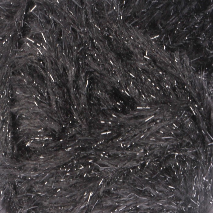 Пряжа "Breez" 100% полиэстер 200м/100гр (02 чёрный)