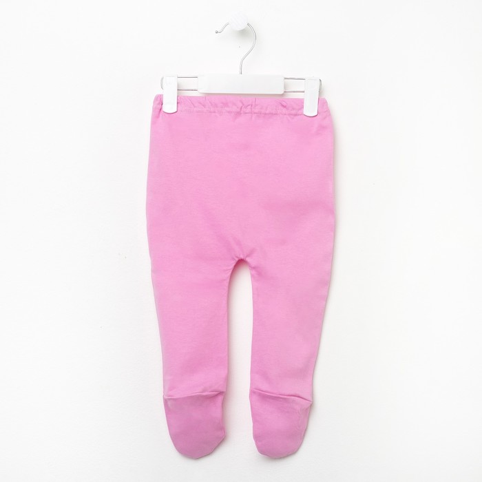 Ползунки для девочки, рост 68 см, цвет розовый ПО802_М