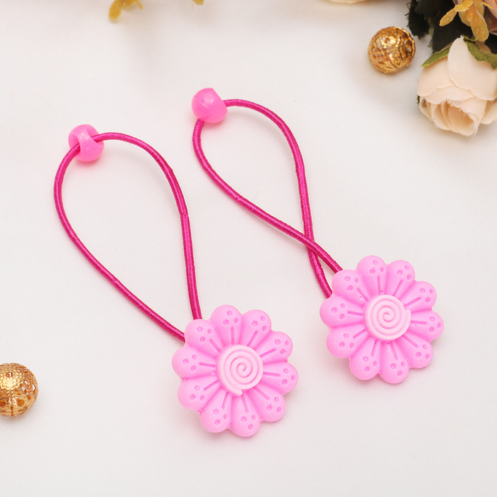 Резинка для волос "Нежность" цветочки, микс