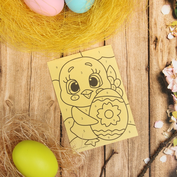 Фреска-открытка "Светлой Пасхи"