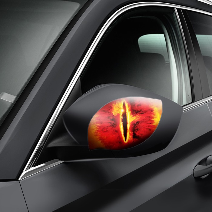 Набор наклеек на авто "Дракон", 2 шт.