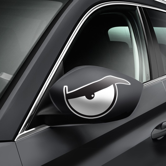 Набор наклеек на авто "Графичный глаз", 2 шт.