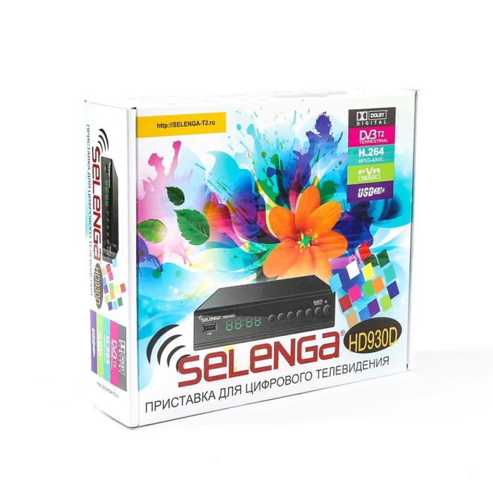 Цифровая приставка DVB-T2 SELENGA HD930D