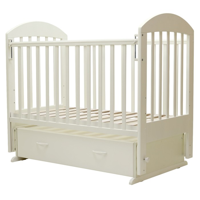 Кроватка детская "ДАРИНА"-6 маятн/ящ, 120 х 60 см  (слон. кость)