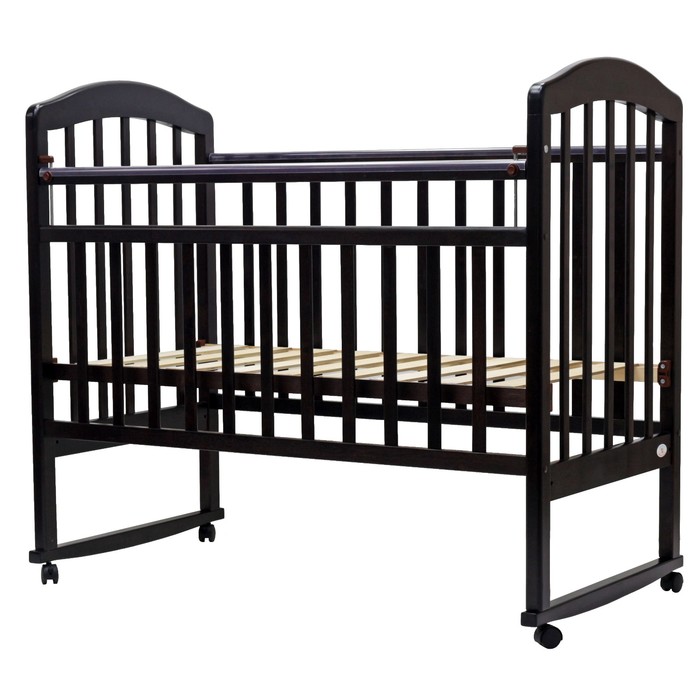 Кроватка детская  "ЛИРА"-2 кол/качалка, 120 х 60 см (венге)