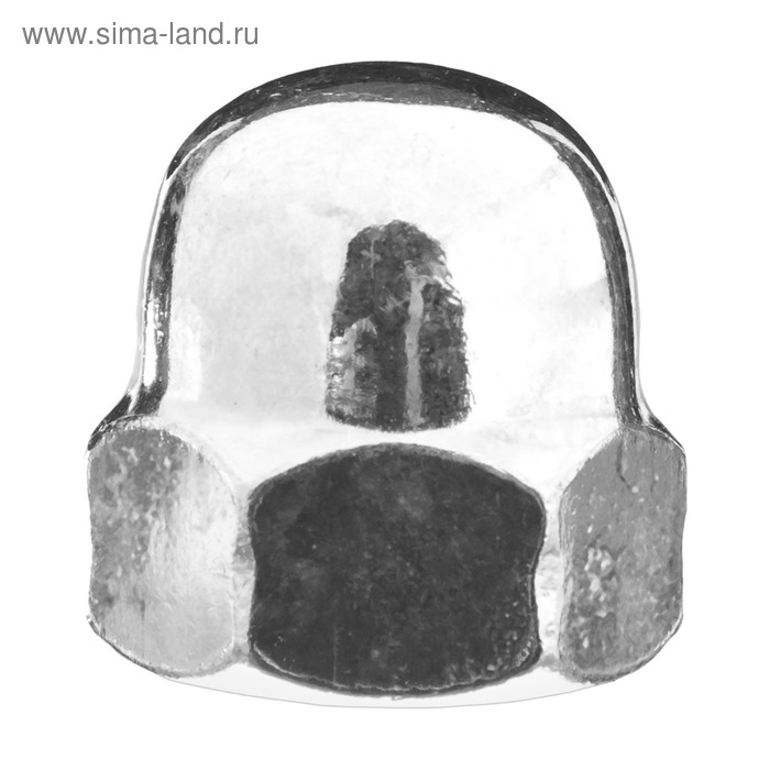 фото Гайка зубр, колпачковая, din1587, оцинкованная, м12, 5 кг