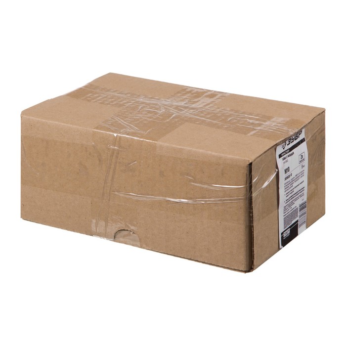 Гайка с фланцем, DIN 6923 "ЗУБР", M10, оцинкованная, в упаковке 5 кг