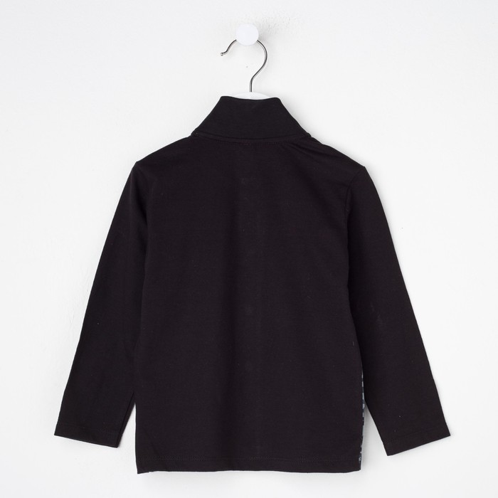 Рубашка для мальчика, рост 92 см, цвет чёрный/карбон милитари Рб-200.1_М