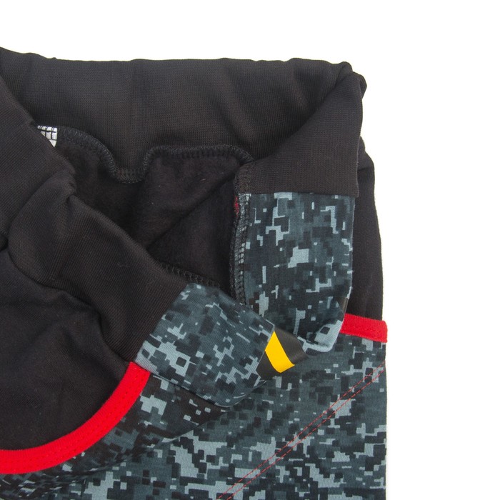 Брюки для мальчика, рост 86 см, цвет красный/карбон милитари Бр-194_М