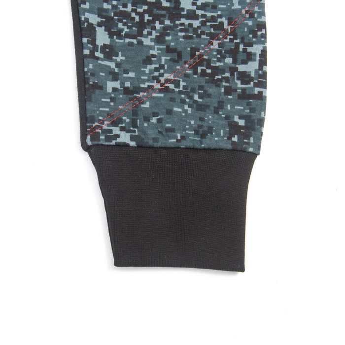 Брюки для мальчика, рост 86 см, цвет красный/карбон милитари Бр-194_М