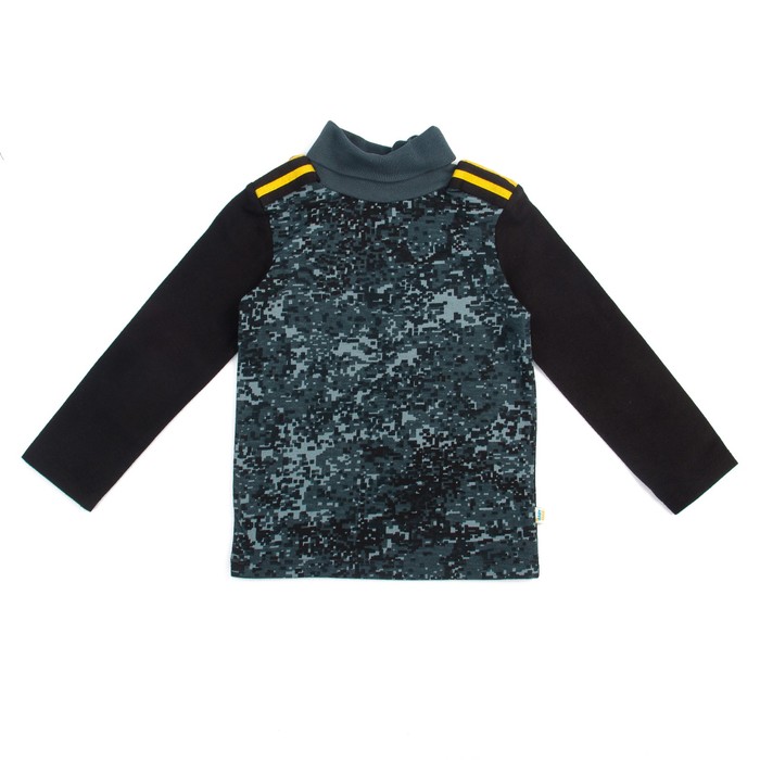 Водолазка для мальчика, рост 104 см, цвет карбон милитари Бн-198к