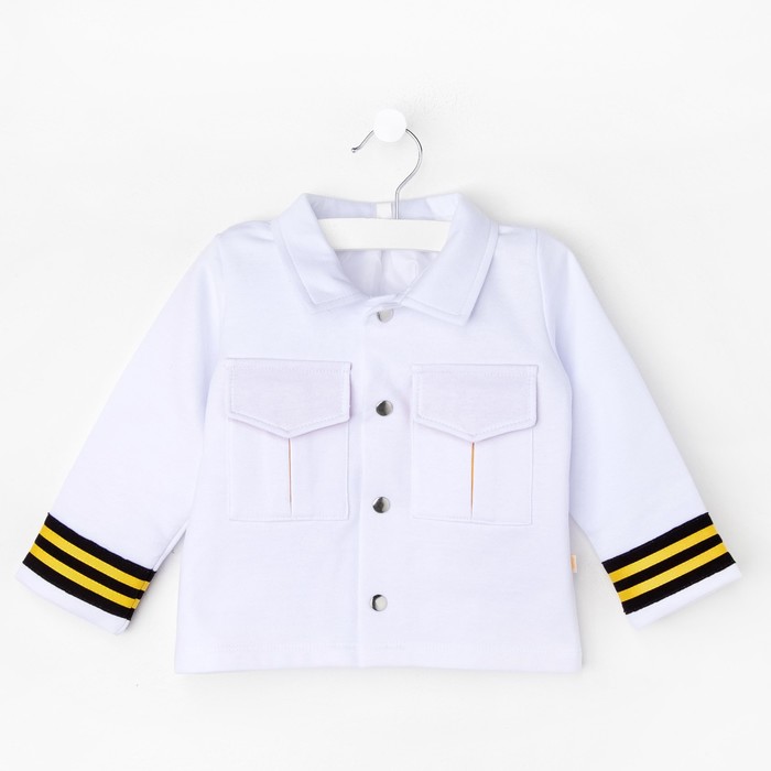 Куртка для мальчика, рост 80 см, цвет белый Кр-223.1_М