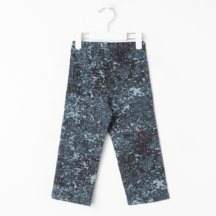 Брюки для мальчика, рост 80 см, цвет карбон милитари Бр-218_М