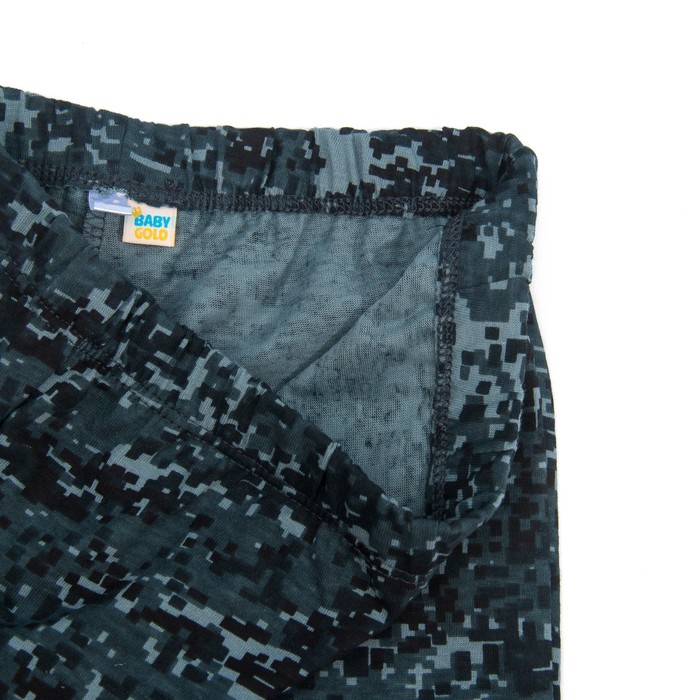 Брюки для мальчика, рост 80 см, цвет карбон милитари Бр-218_М