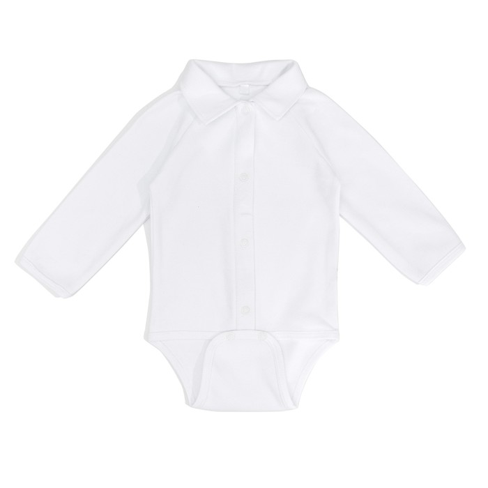 Боди детское, рост 68 см, цвет белый Бд-208_М