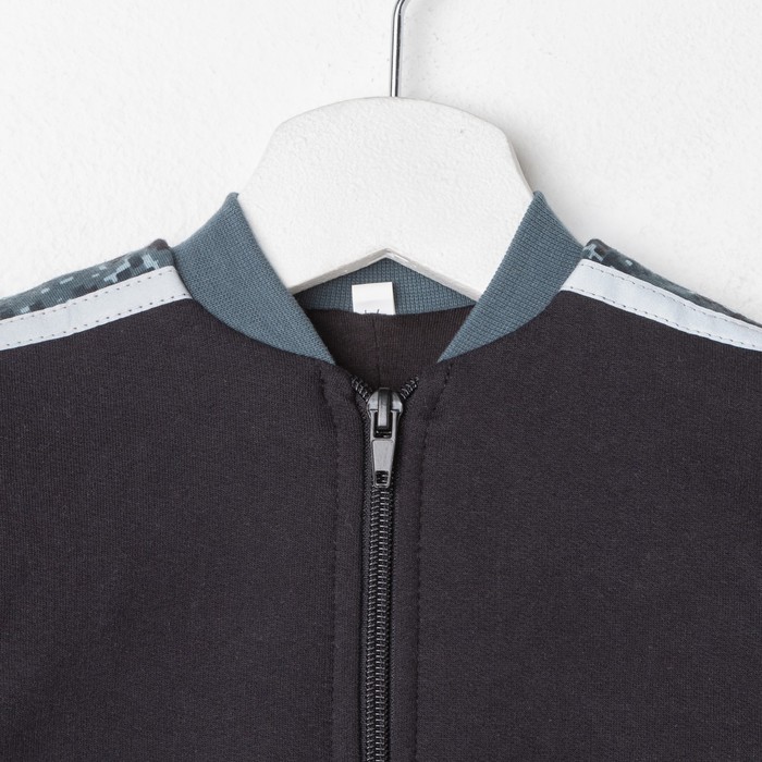 Полукомбинезон детский, рост 68 см, цвет чёрный Кб-212_М