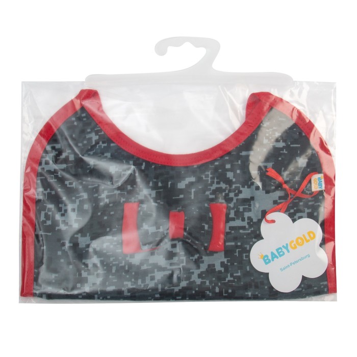 Нагрудник детский, рост 62 см, цвет красный/карбон милитари Нг-216_М