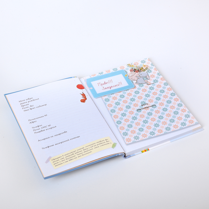 Фотоальбом 88 страниц "Мой сыночек от рождения до года"