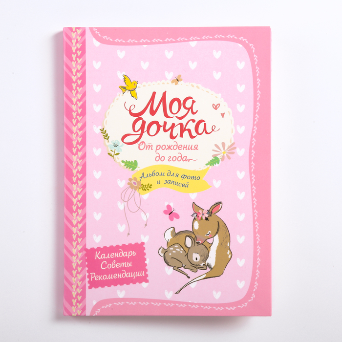 Фотоальбом 88 страниц "Моя доченька от рождения до года"