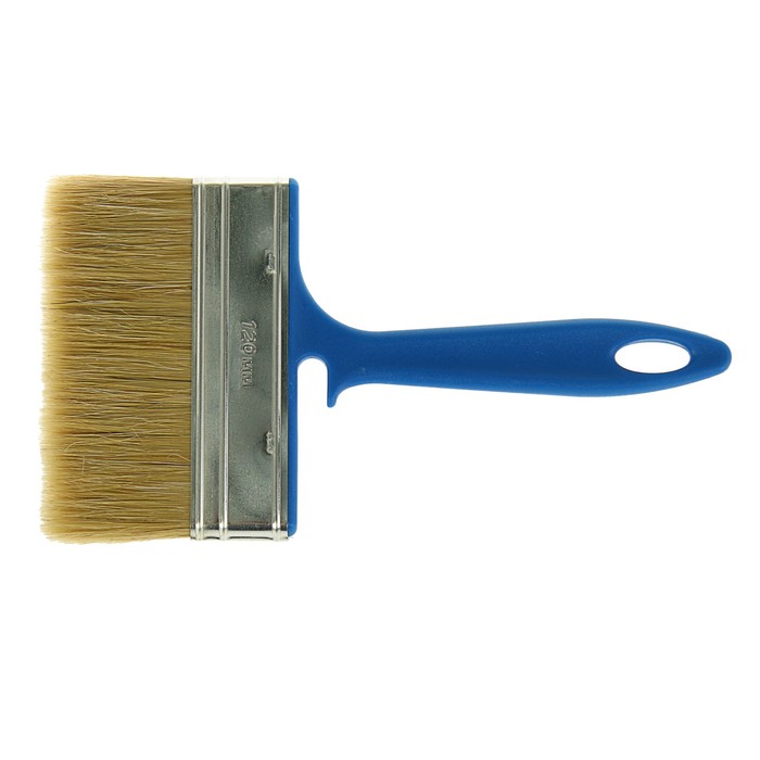 Кисть плоская TUNDRA comfort, 120х12 мм, ручка пластик, натуральная щетина