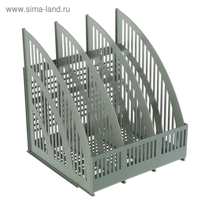 

Лоток для бумаг cборный, вертикальный, LINE, 3 отделения, серый