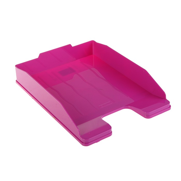 Лоток для бумаг горизонтальный "Эксперт", фиолетовый VIOLET