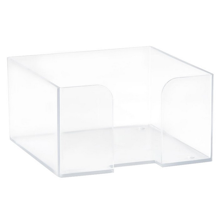 Подставка для бумажного блока 90 х 90 х 50 мм, пластик, прозрачная подставка для бумажного блока 90 х 90 х 90 мм пластиковая прозрачная