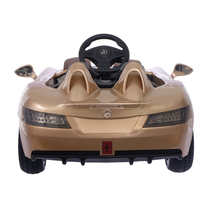 Электромобиль MERCEDES-BENZ SLR MCLAREN New, EVA колёса, цвет шампань глянец