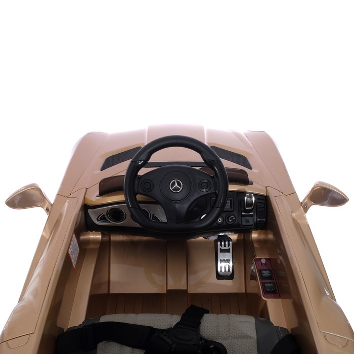 Электромобиль MERCEDES-BENZ SLR MCLAREN New, EVA колёса, цвет шампань глянец