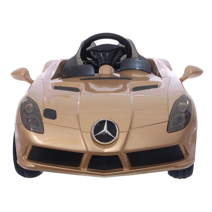 Электромобиль MERCEDES-BENZ SLR MCLAREN New, EVA колёса, цвет шампань глянец