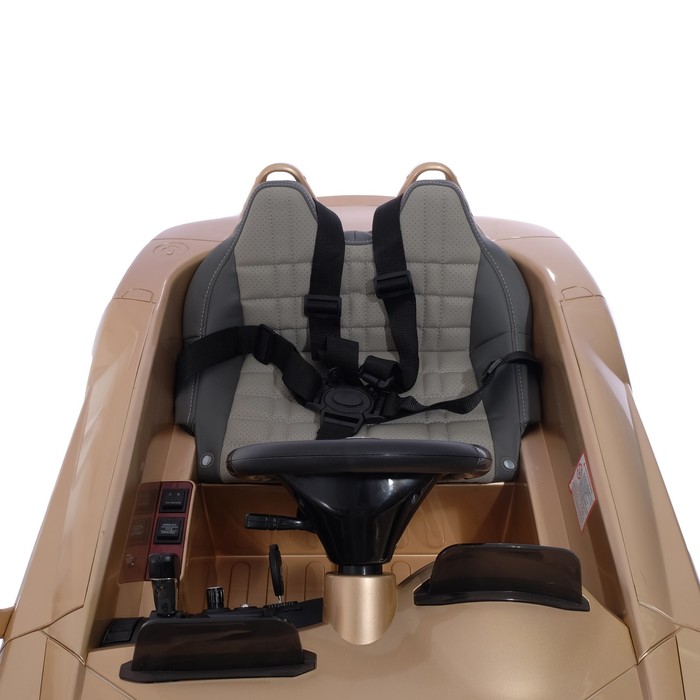 Электромобиль MERCEDES-BENZ SLR MCLAREN New, EVA колёса, цвет шампань глянец