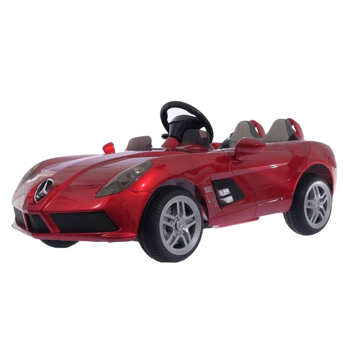 Электромобиль MERCEDES-BENZ SLR McLaren New, EVA колёса, цвет красный глянец
