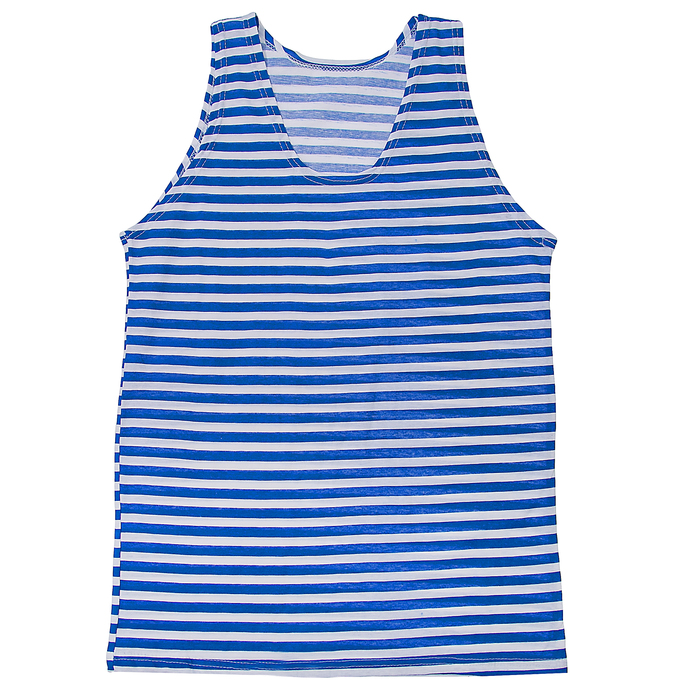 Майка-тельняшка мужская цвет синий, р-р 52