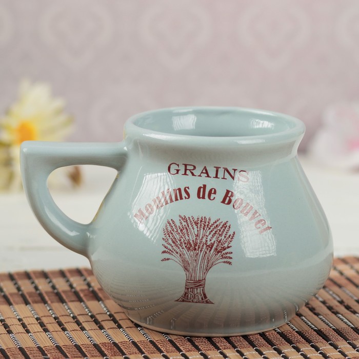 Кружка "Moulins de Bouvel", голубая, 0,3 л