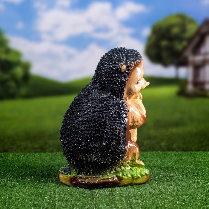 Садовая фигура "Еж с лопатой" 30 см