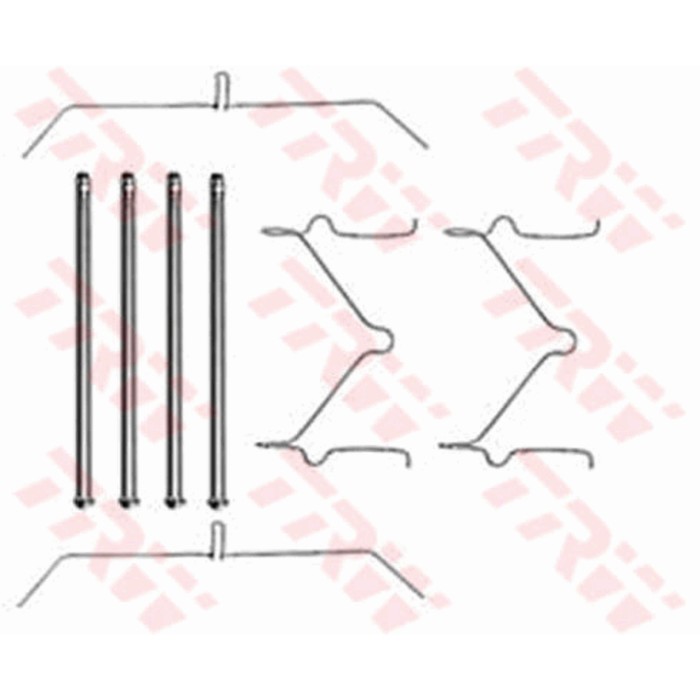 Ремкомплект тормозных колодок TRW PFK290