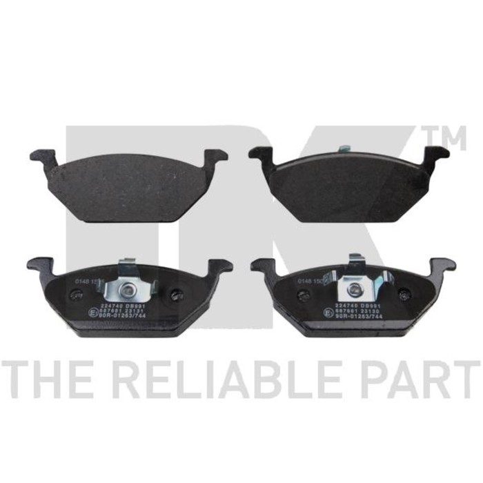 Колодки тормозные дисковые NK 224740